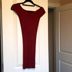 2 for $20 Ribbed bodycon off the shoulder dress